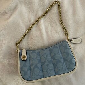 Quilted coach bag